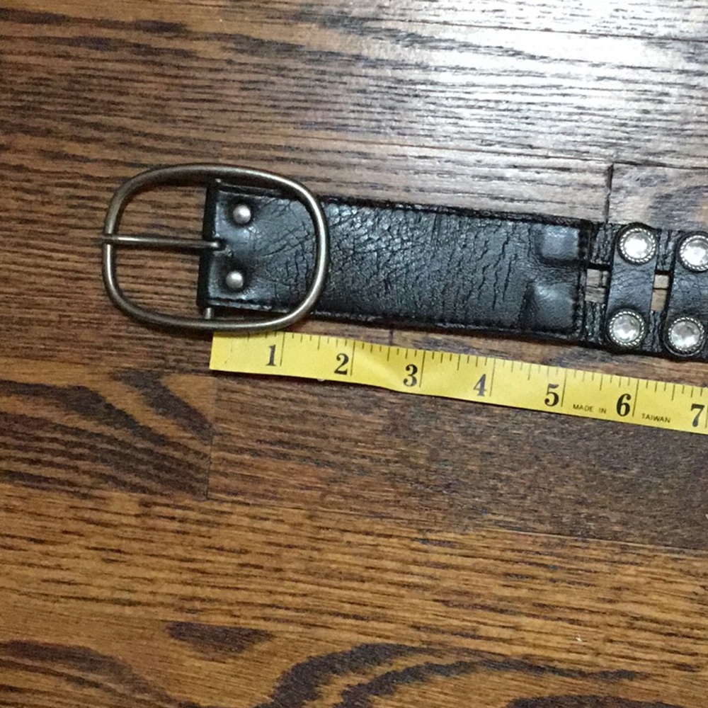 Morgan Black Rhinestones Stud Belt - Picture 6 of 7